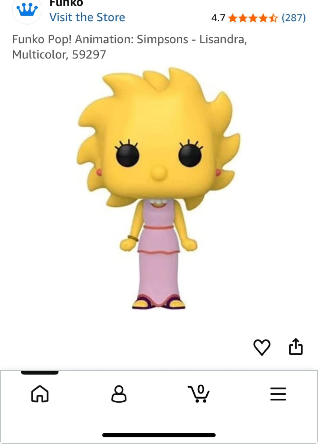 Funko Pop! The Simpsons Lisandra #1201