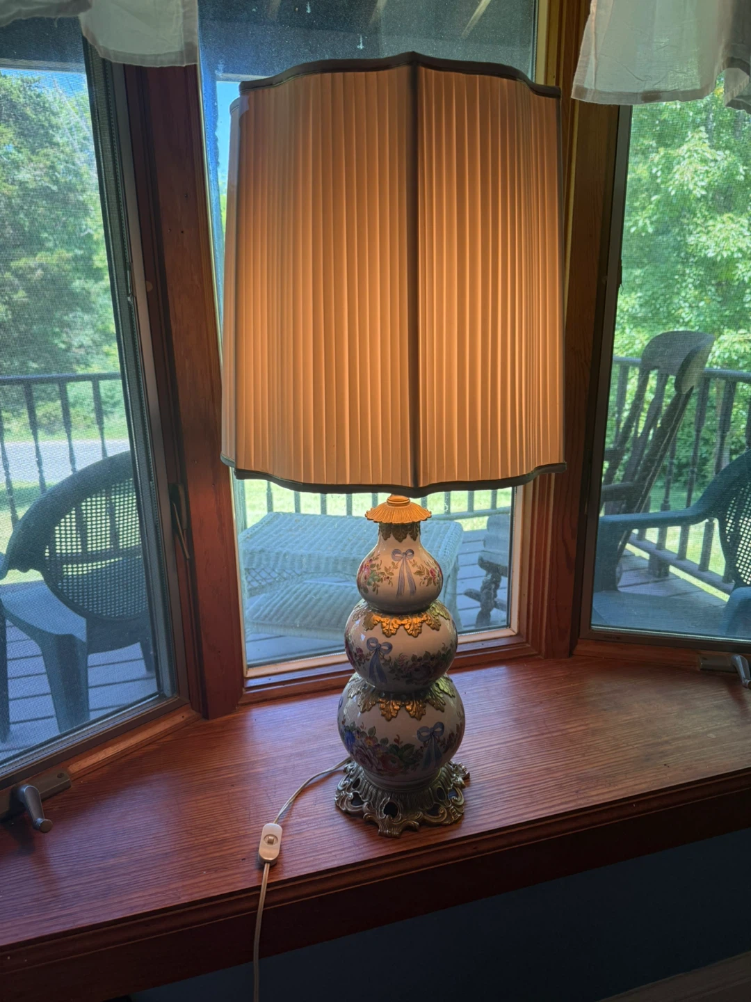 Antique table lamp - photo 2