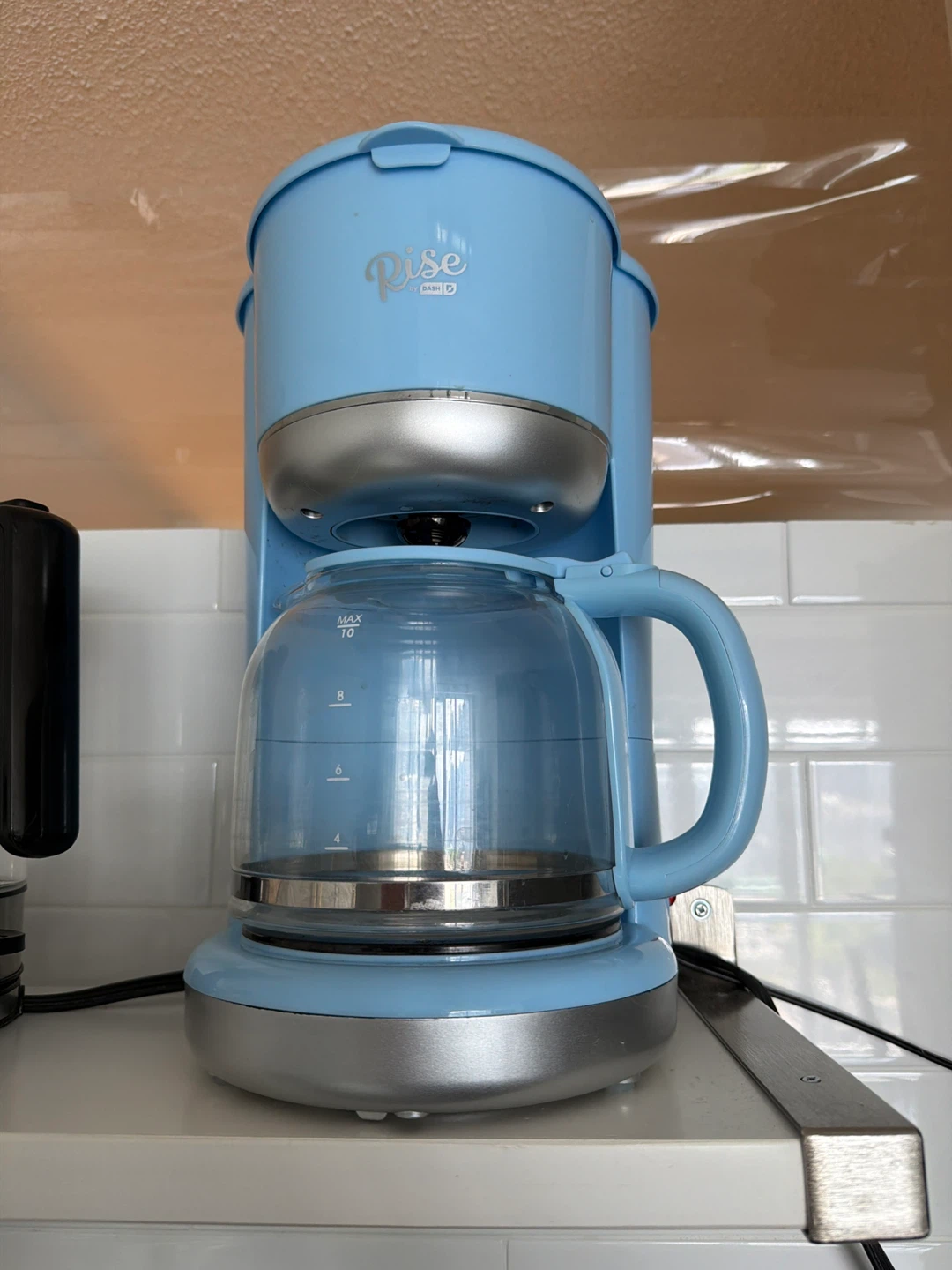 Rise by Dash Light Blue Coffee Maker