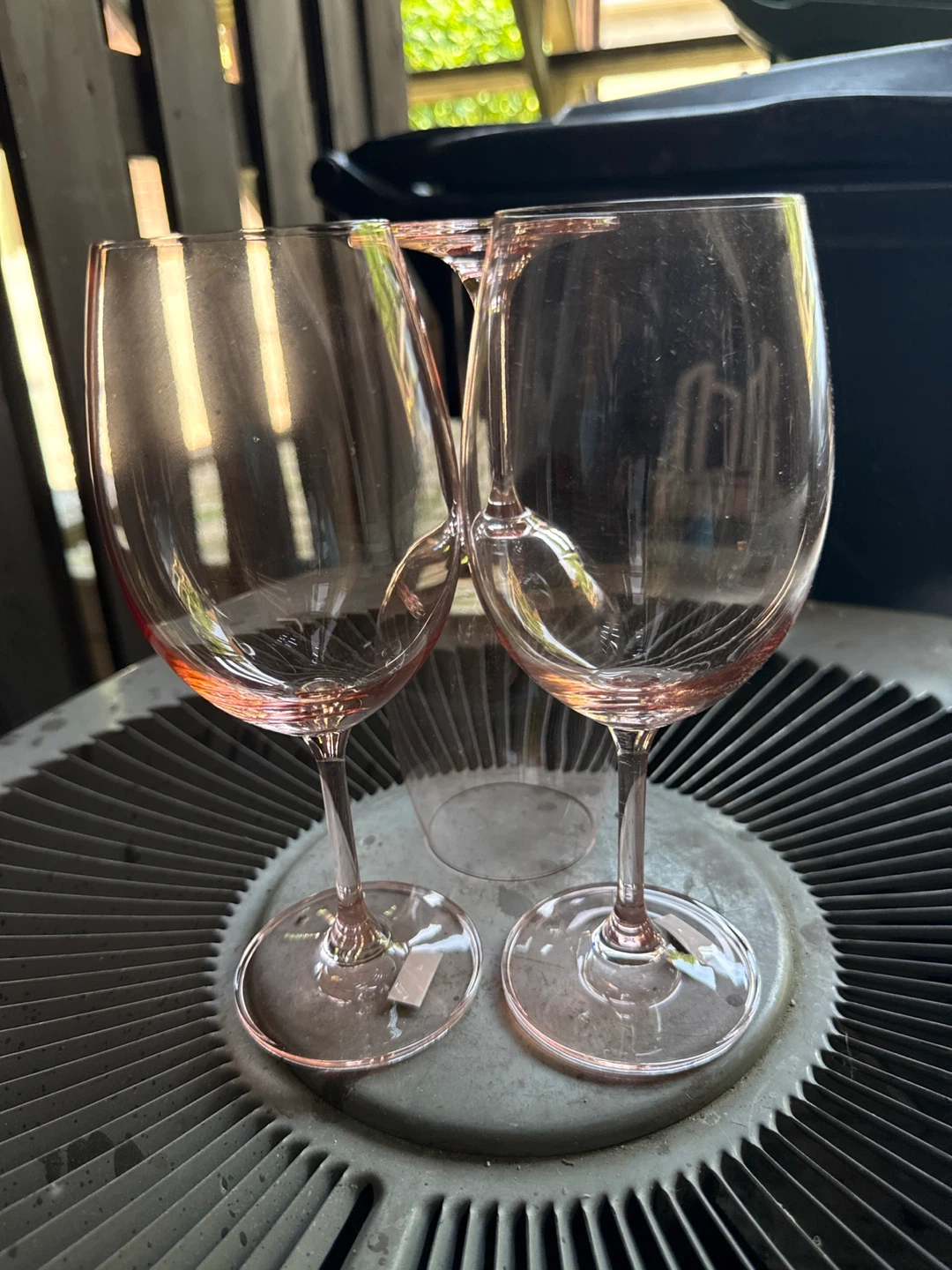 Crystalite Bohemia Pink Wine Glasses Set of 3 - photo 3