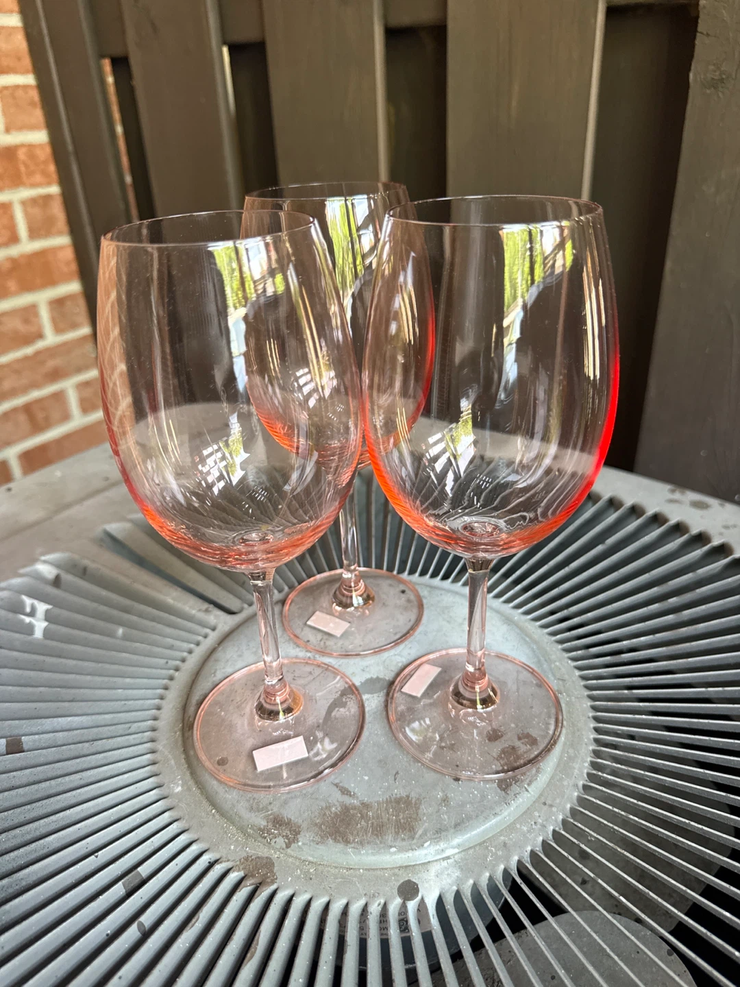 Crystalite Bohemia Pink Wine Glasses Set of 3 - photo 5