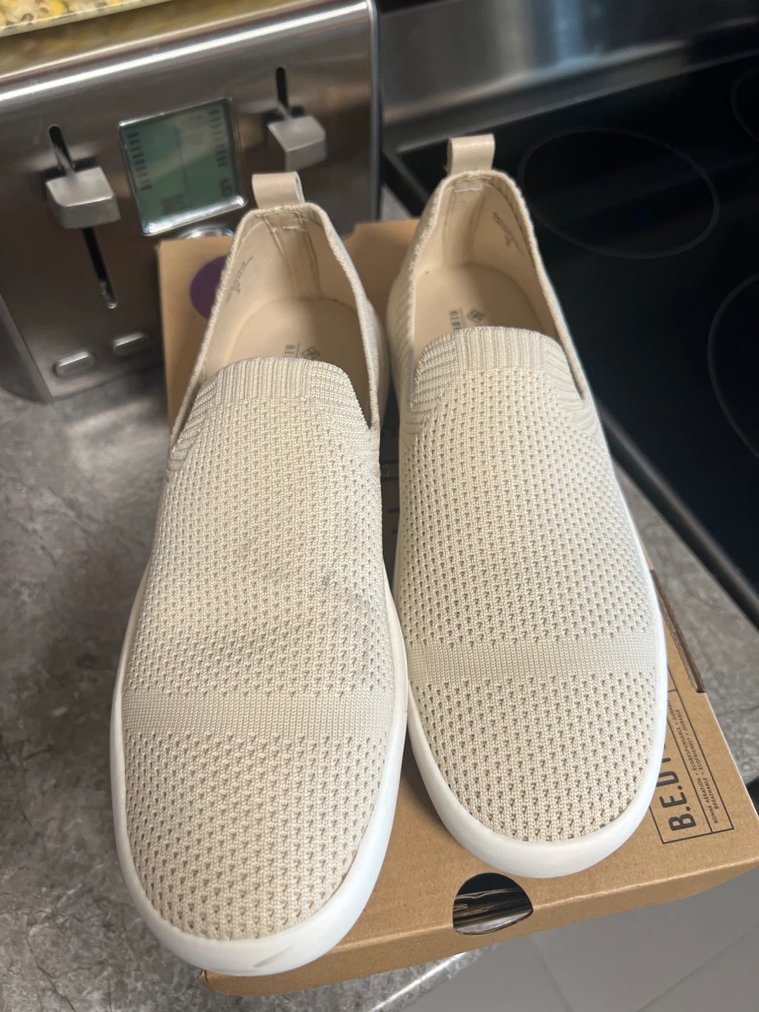 ALDO Call It Spring Beige Slip-On Sneakers Size 8 - photo 2