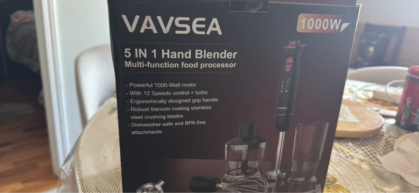 VAVSEA 5-in-1 Hand Blender 1000W