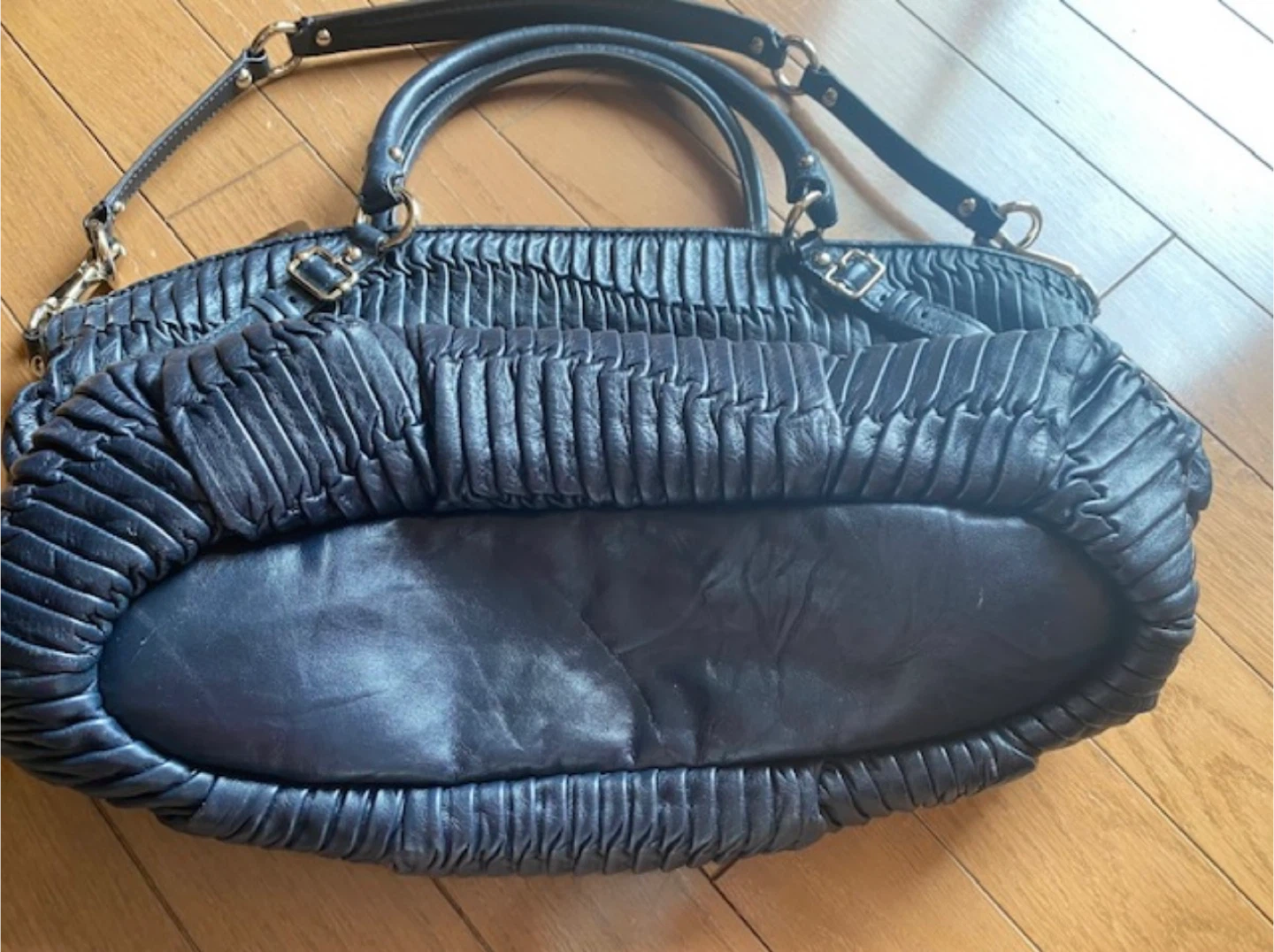 Coach Pleated Leather Shoulder Bag - photo 4