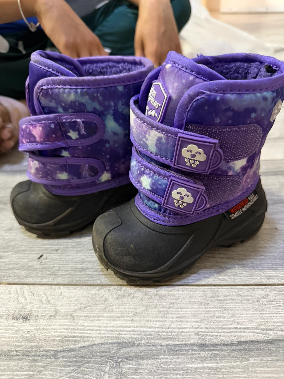 Purple Galaxy Snow Boots