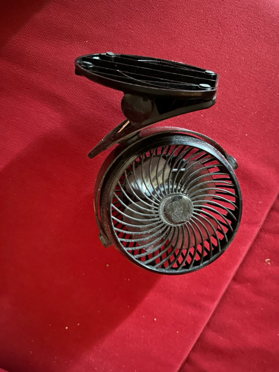 Black Clip-On Fan