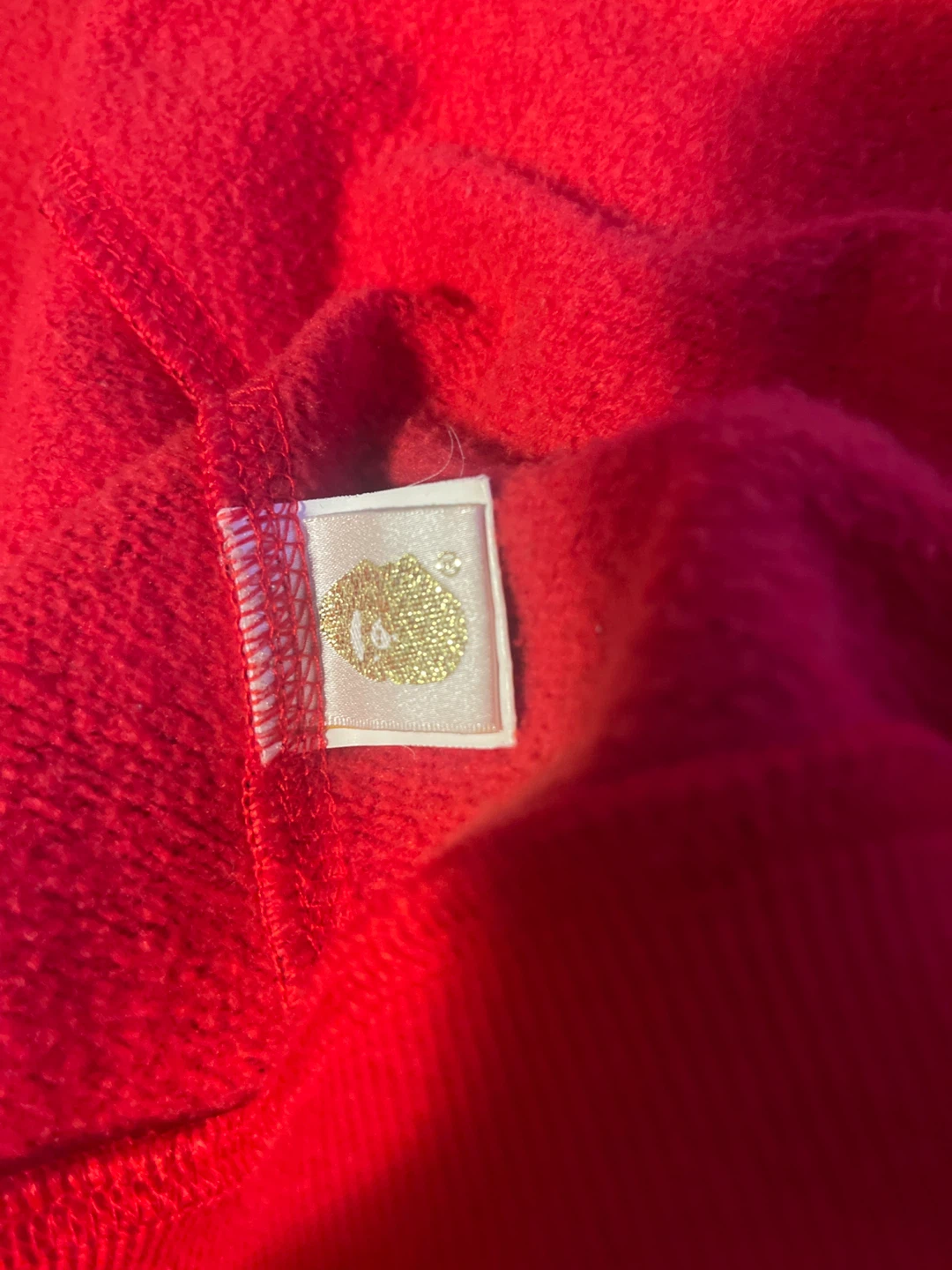 A Bathing Ape Full Zip Hoodie - Red Camo - photo 4