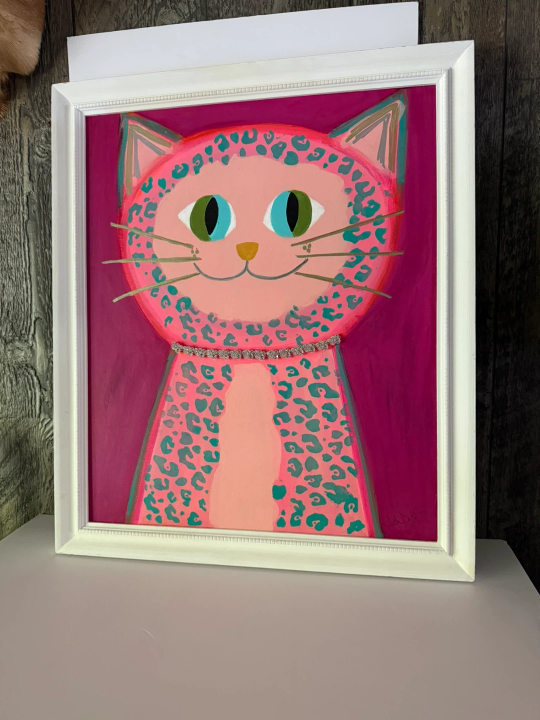 Original artwork mixed media painting on canvas