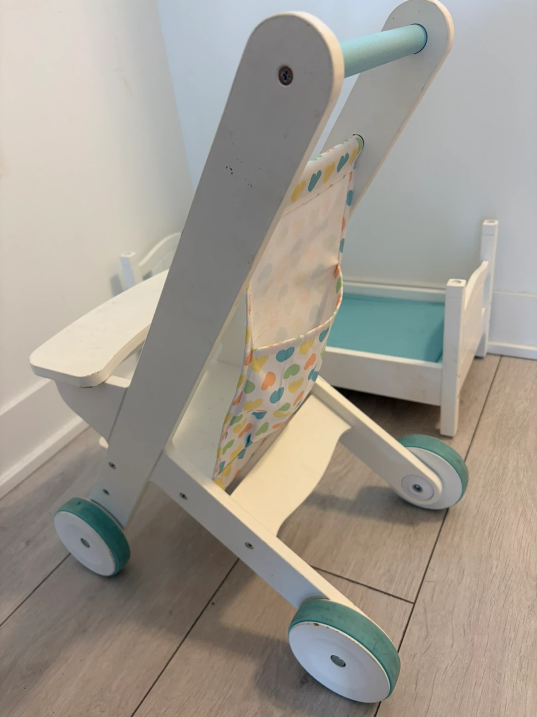 3 for price of one Wooden Doll High Chair and Bed Set - photo 2