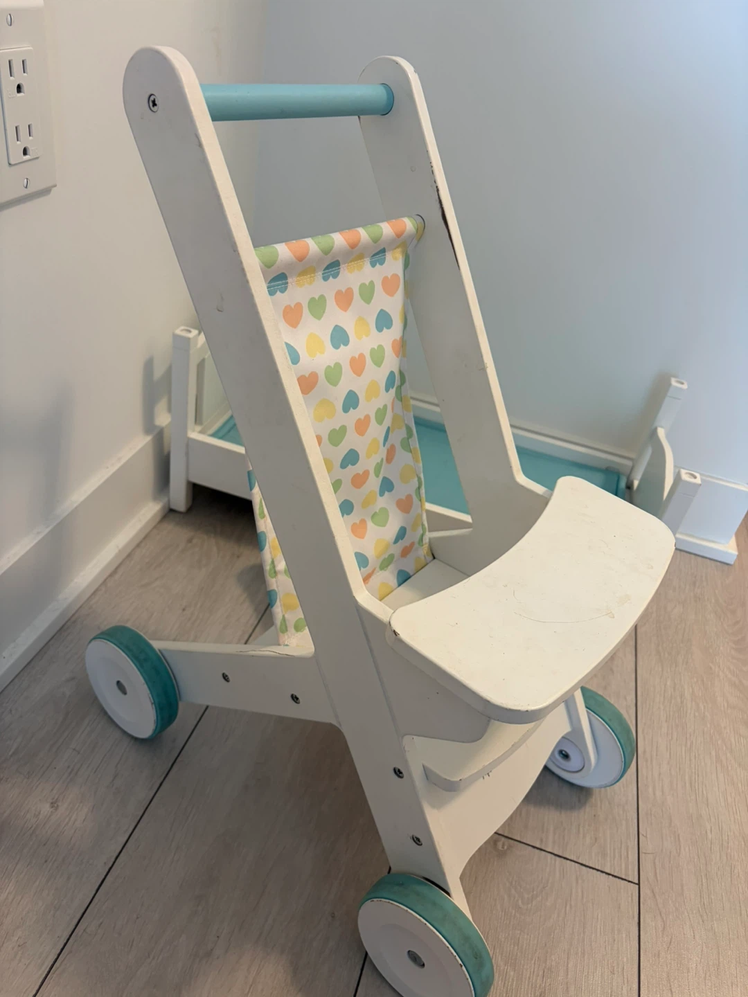 3 for price of one Wooden Doll High Chair and Bed Set - photo 3