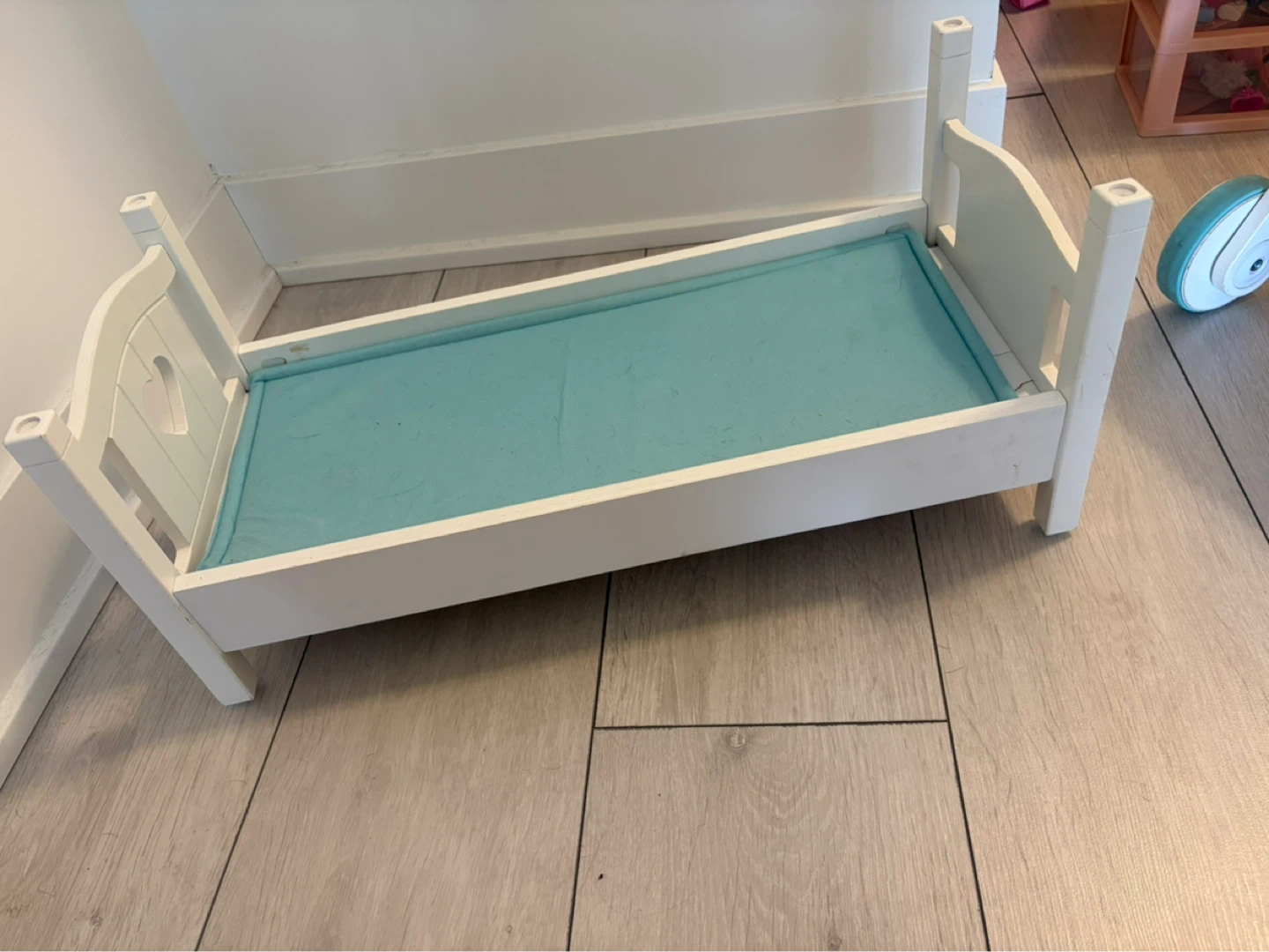 3 for price of one Wooden Doll High Chair and Bed Set