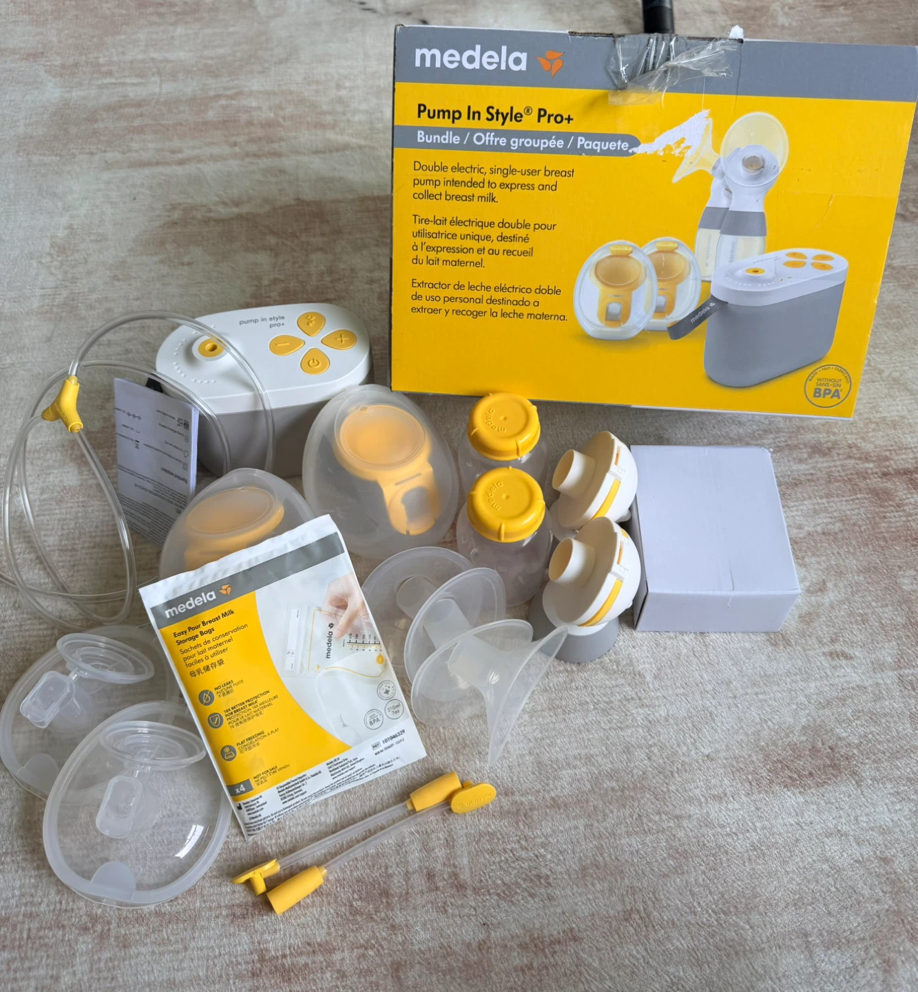 Medela Pump In Style Pro+ Double Electric Breast Pump Bundle
