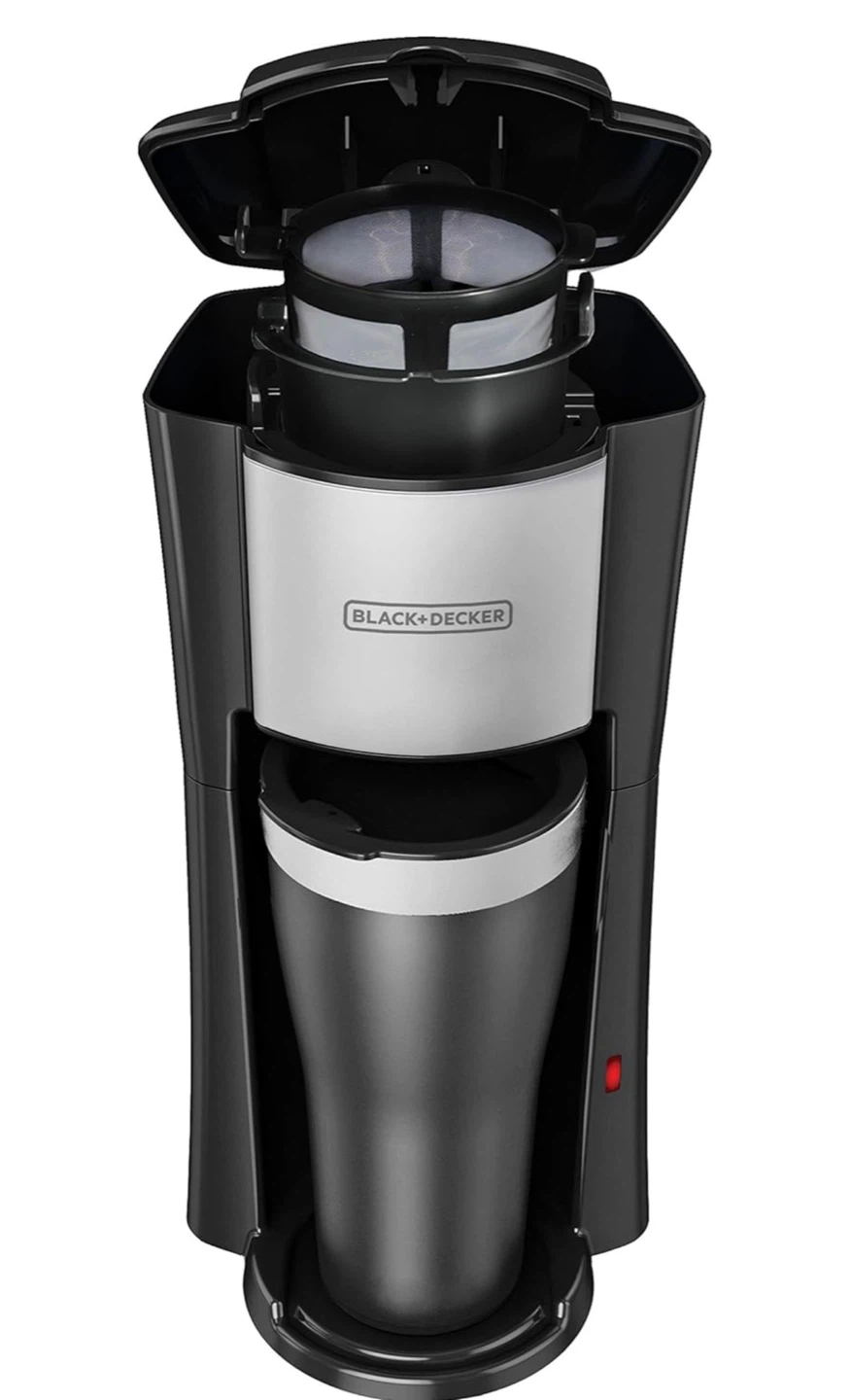 Black+Decker Single Serve Coffee Maker with 16 oz Travel Mug - photo 2