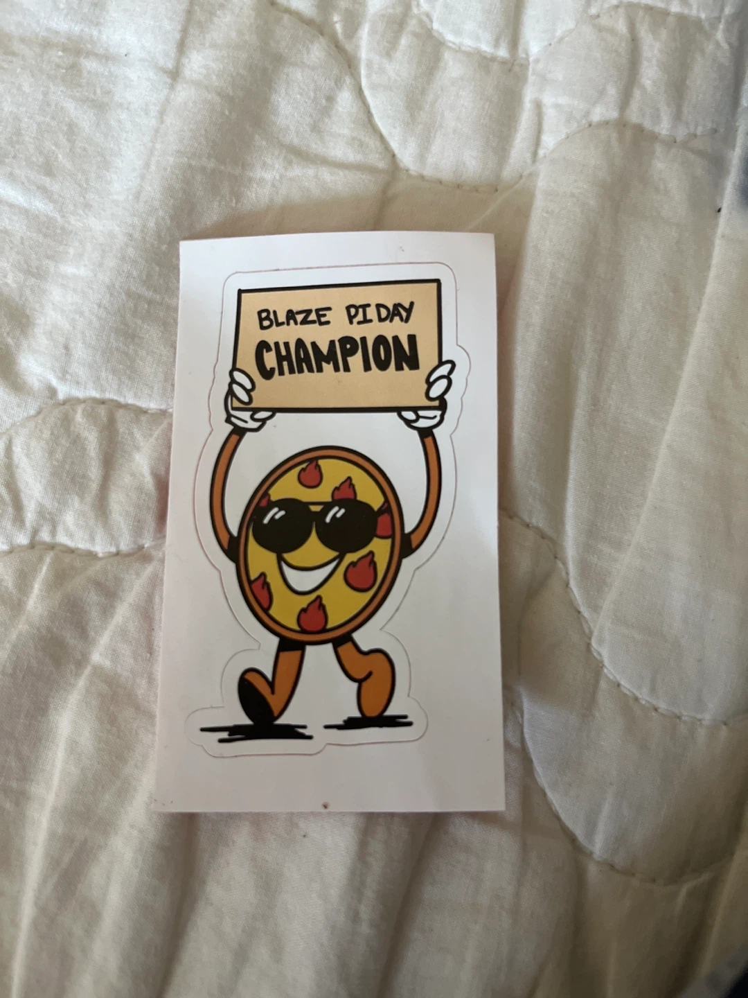 Blaze Pi Day Champion Sticker