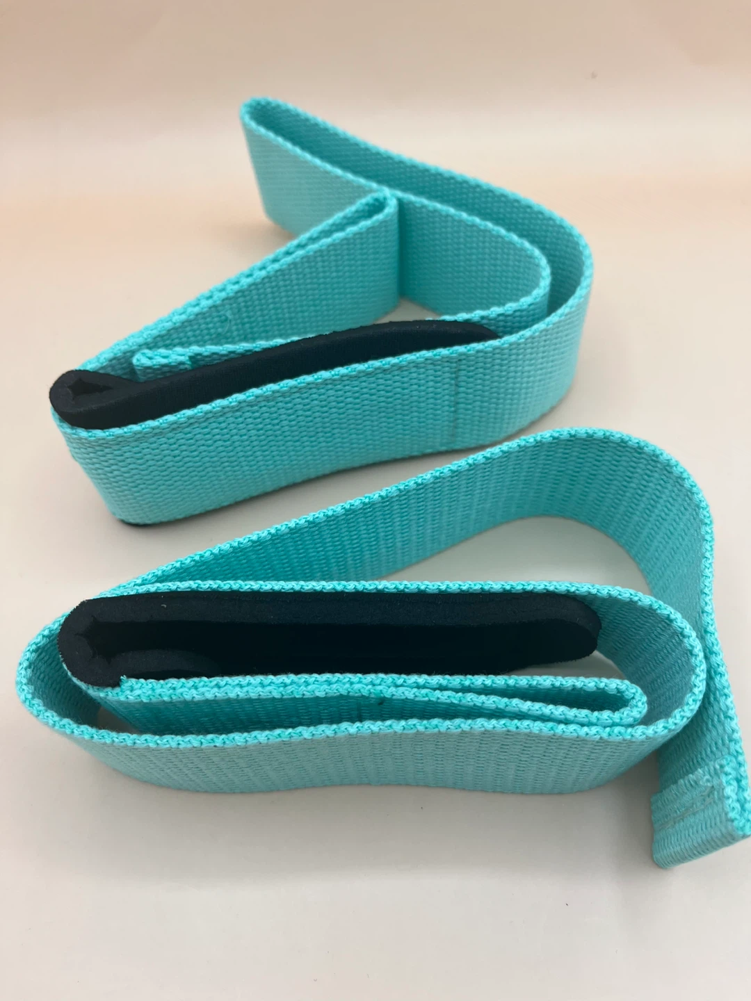 Turquoise Yoga Strap with Padded Handles - photo 2