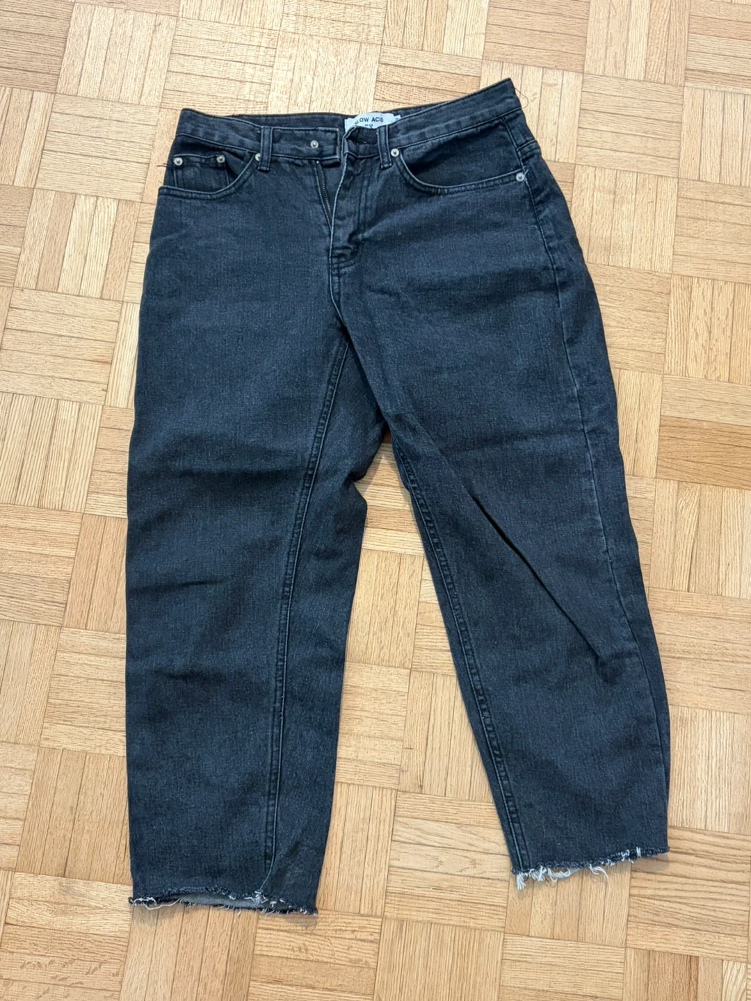 Black Denim Jeans - photo 2