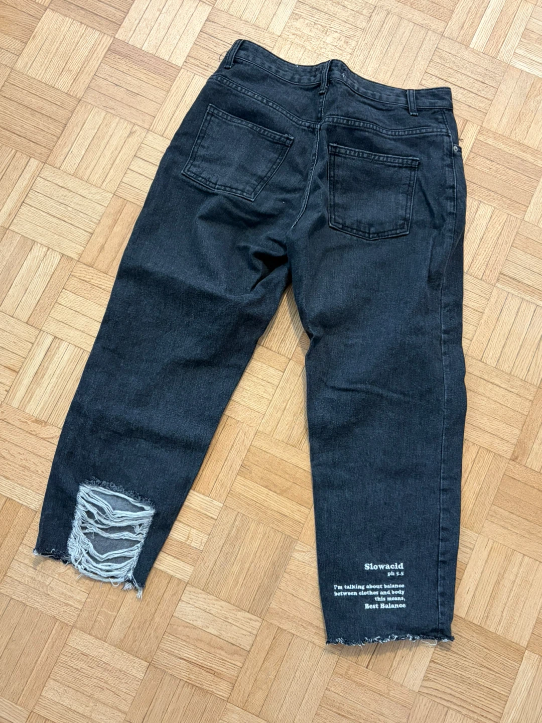 Black Denim Jeans