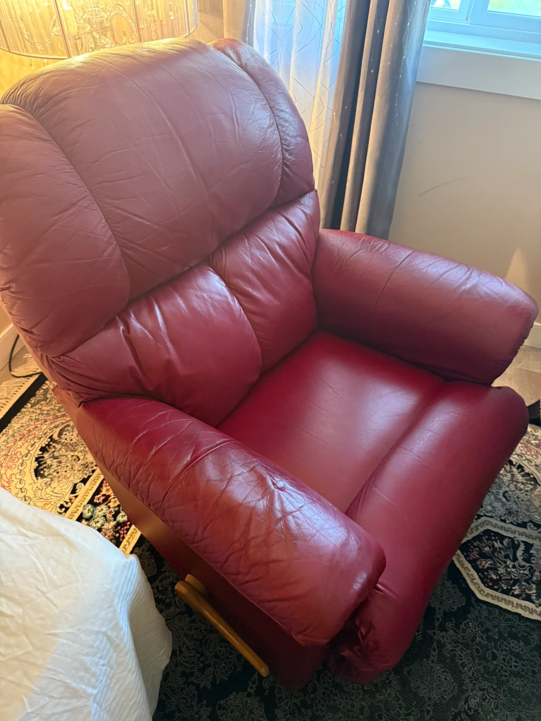 Lazyboy rocker Red Recliner Chair