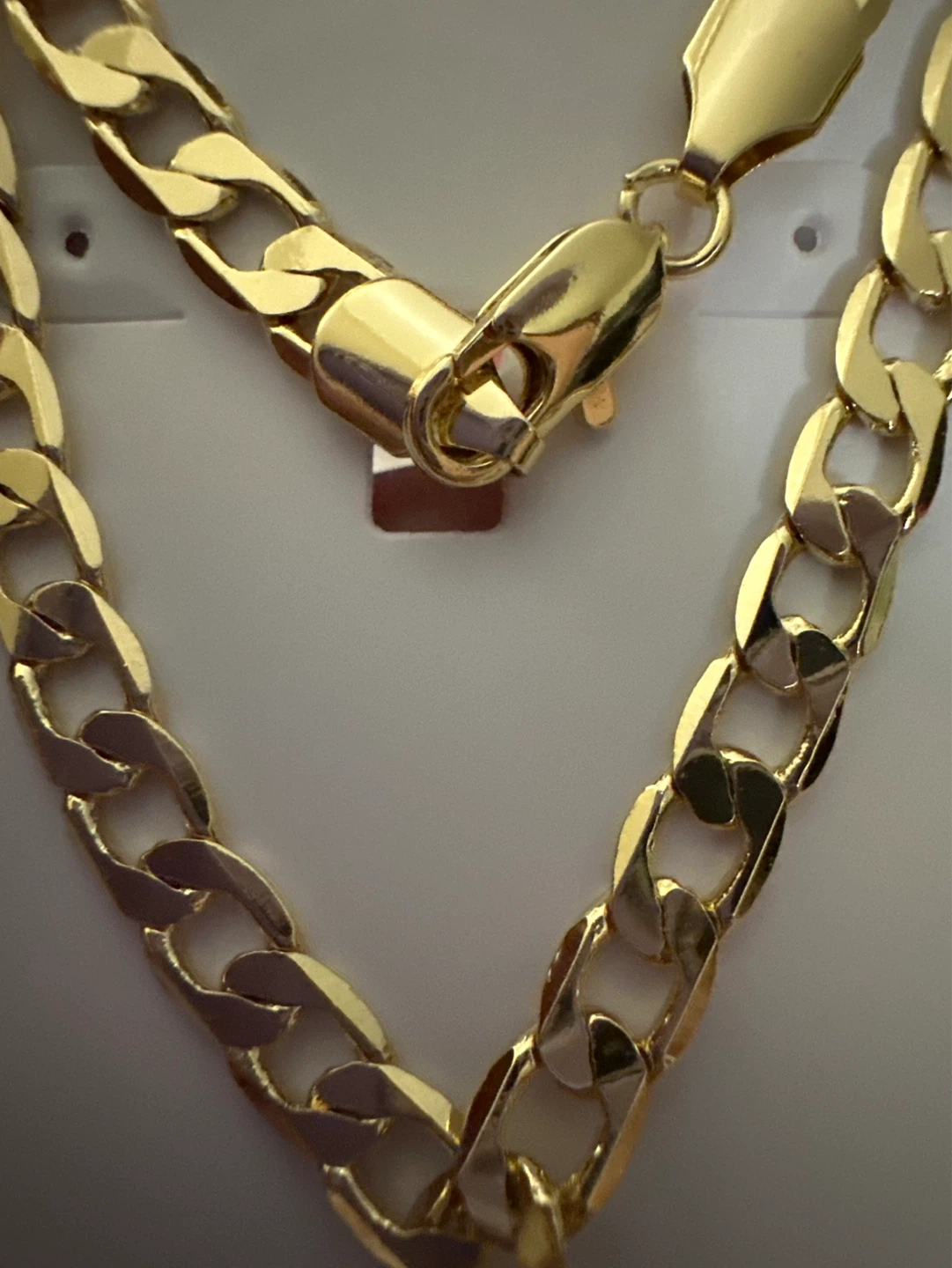 14k Gold laminatedCuban Link Chain Necklace - photo 2