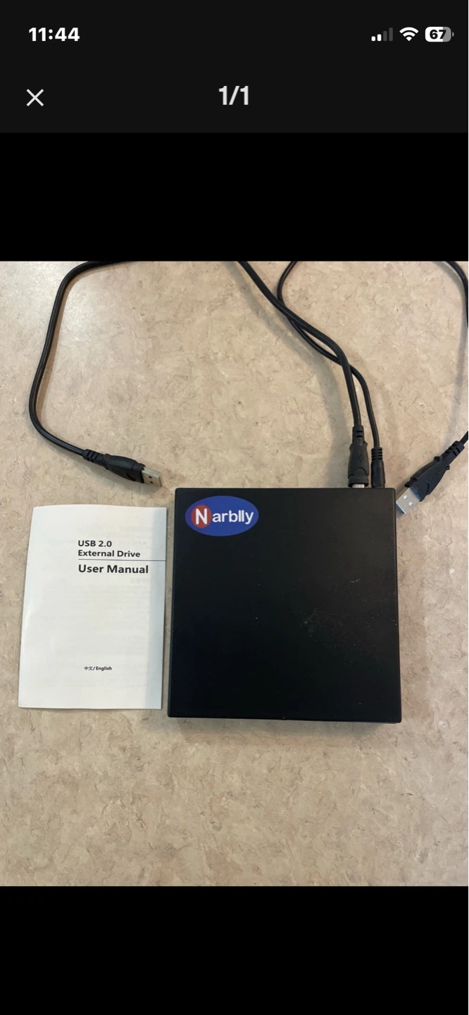 Narblly USB 2.0 External Drive