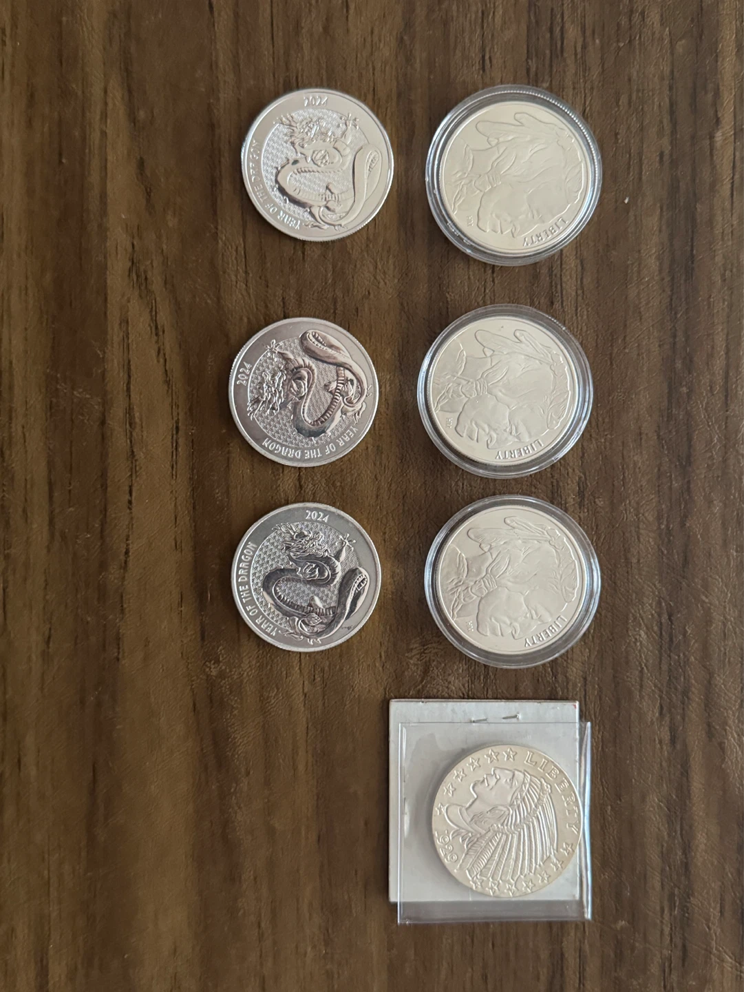 Collection of Silver Coins and Bars - photo 4