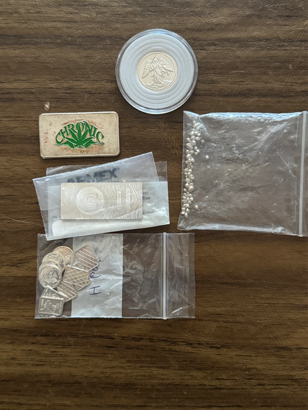 Collection of Silver Coins and Bars - photo 5