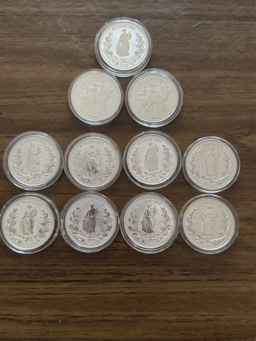 Collection of Silver Coins and Bars - photo 2