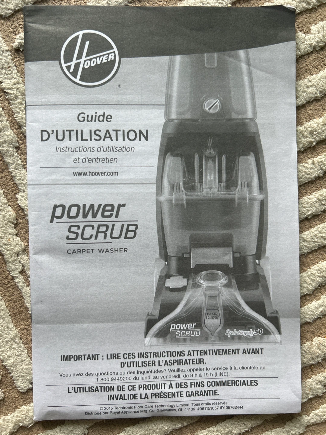 Hoover Power Scrub Carpet Cleaner - photo 3