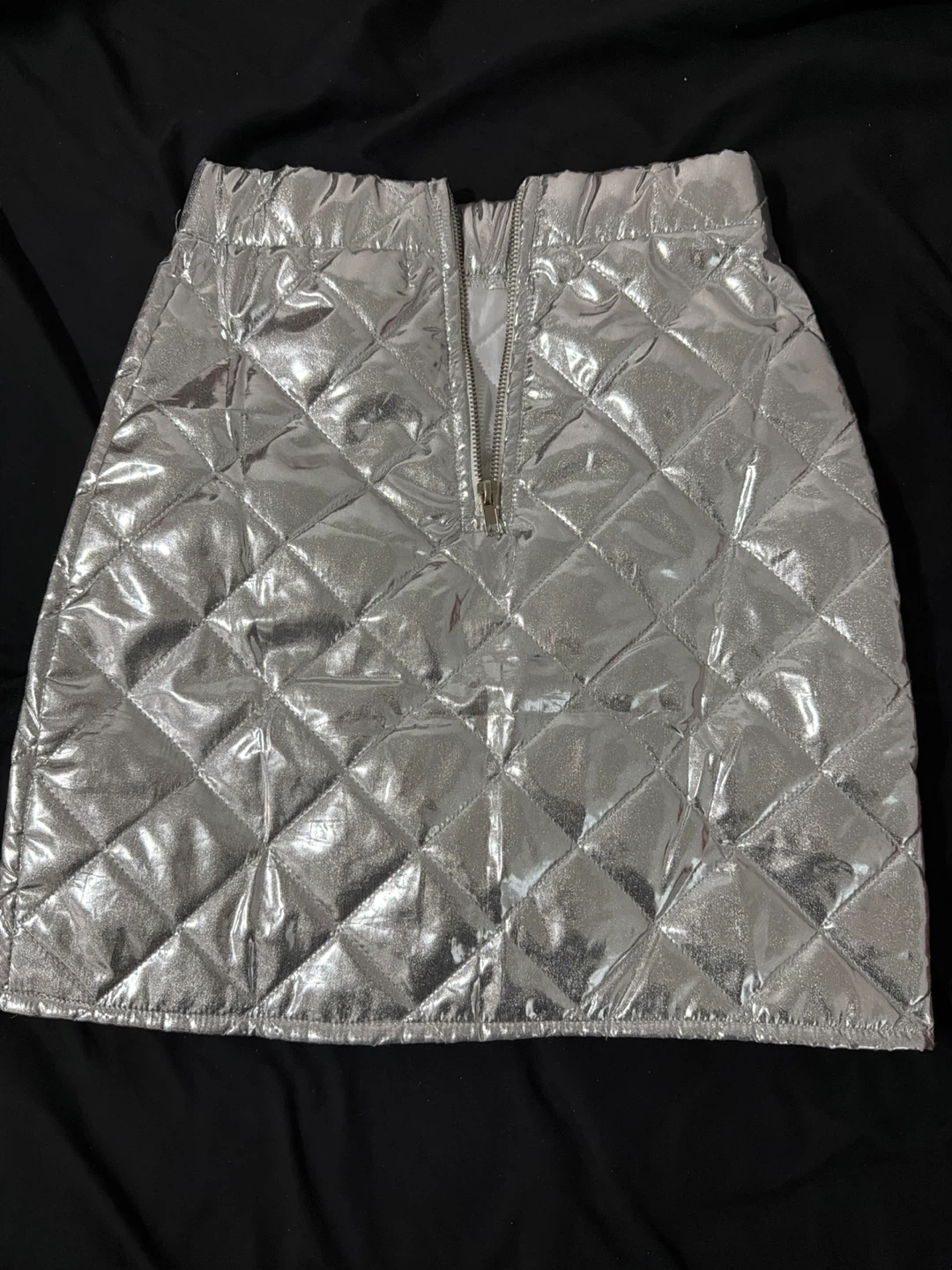 Cassafras Quilted Metallic Skirt - photo 2