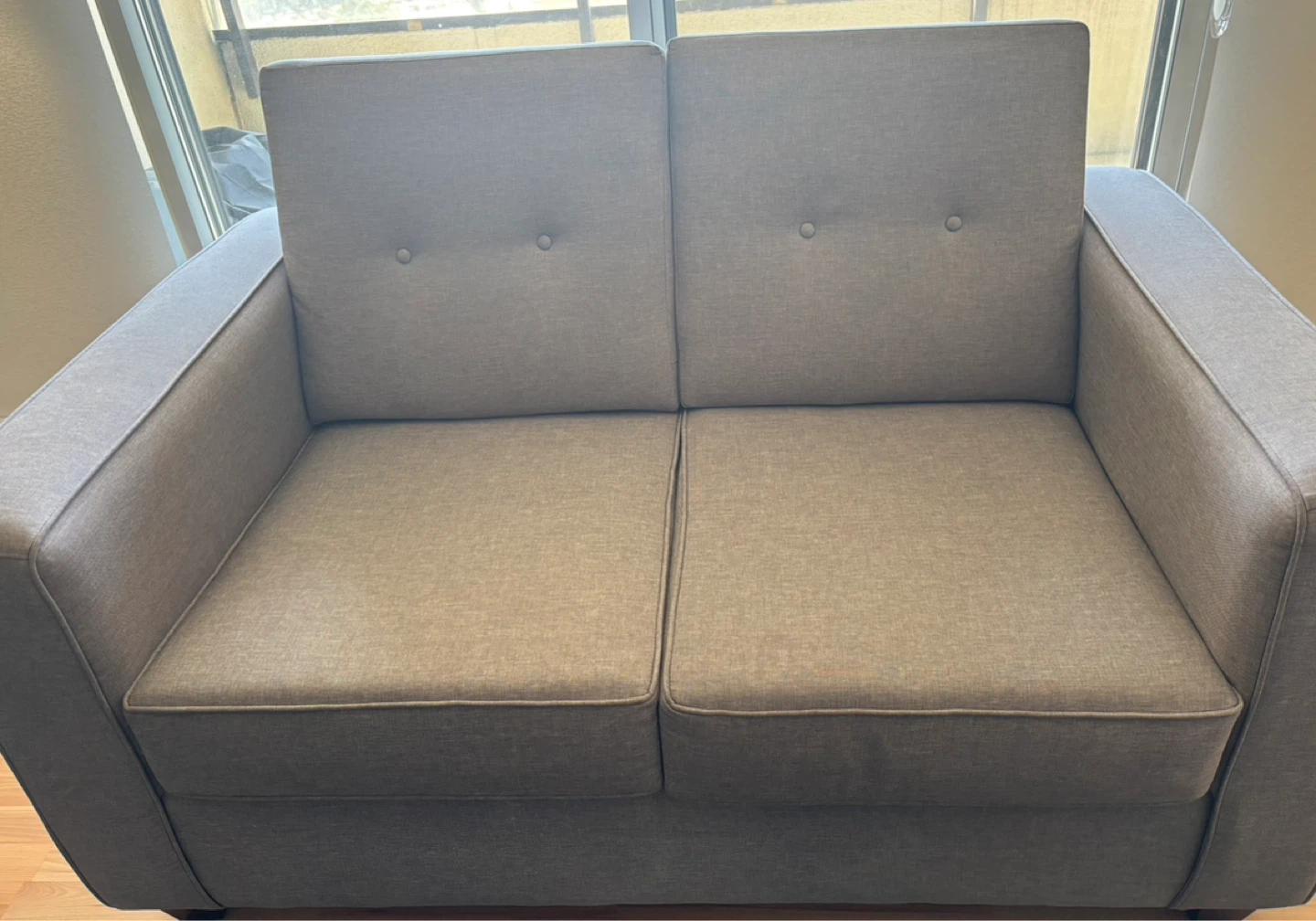 Grey Loveseat and Sectional Sofa - photo 3