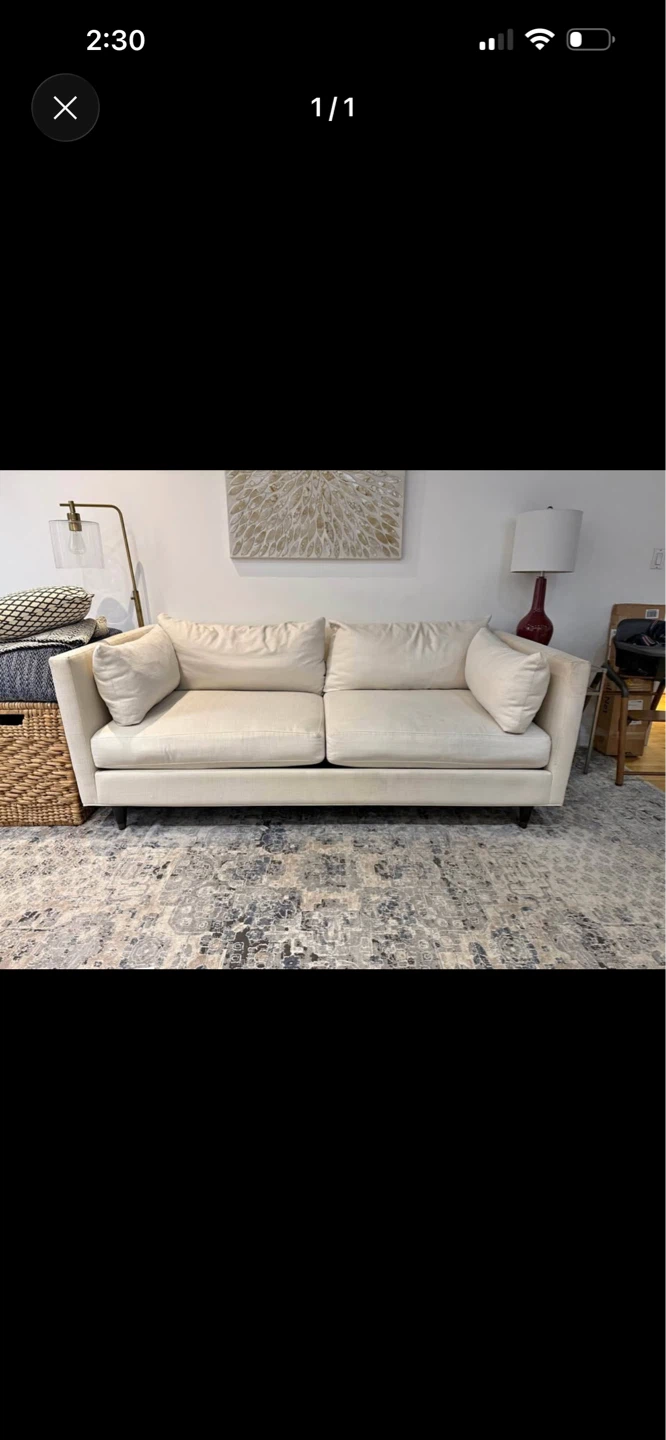 Cream Sofa
