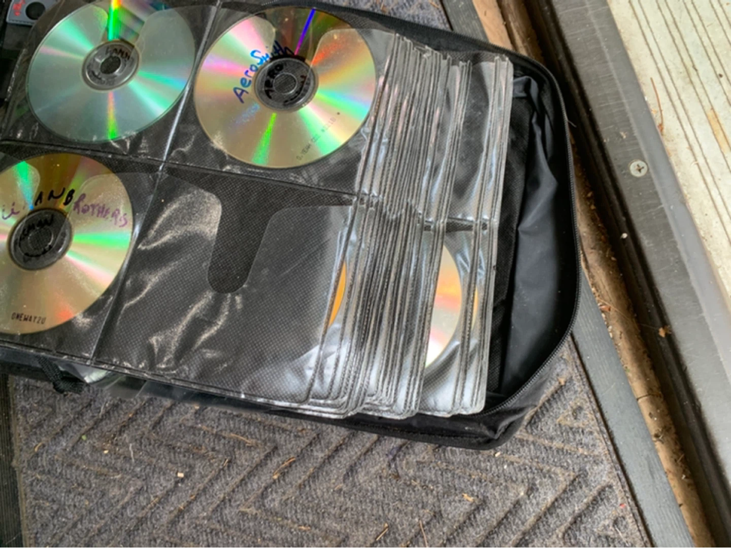 CD Binder with Assorted Music CDs