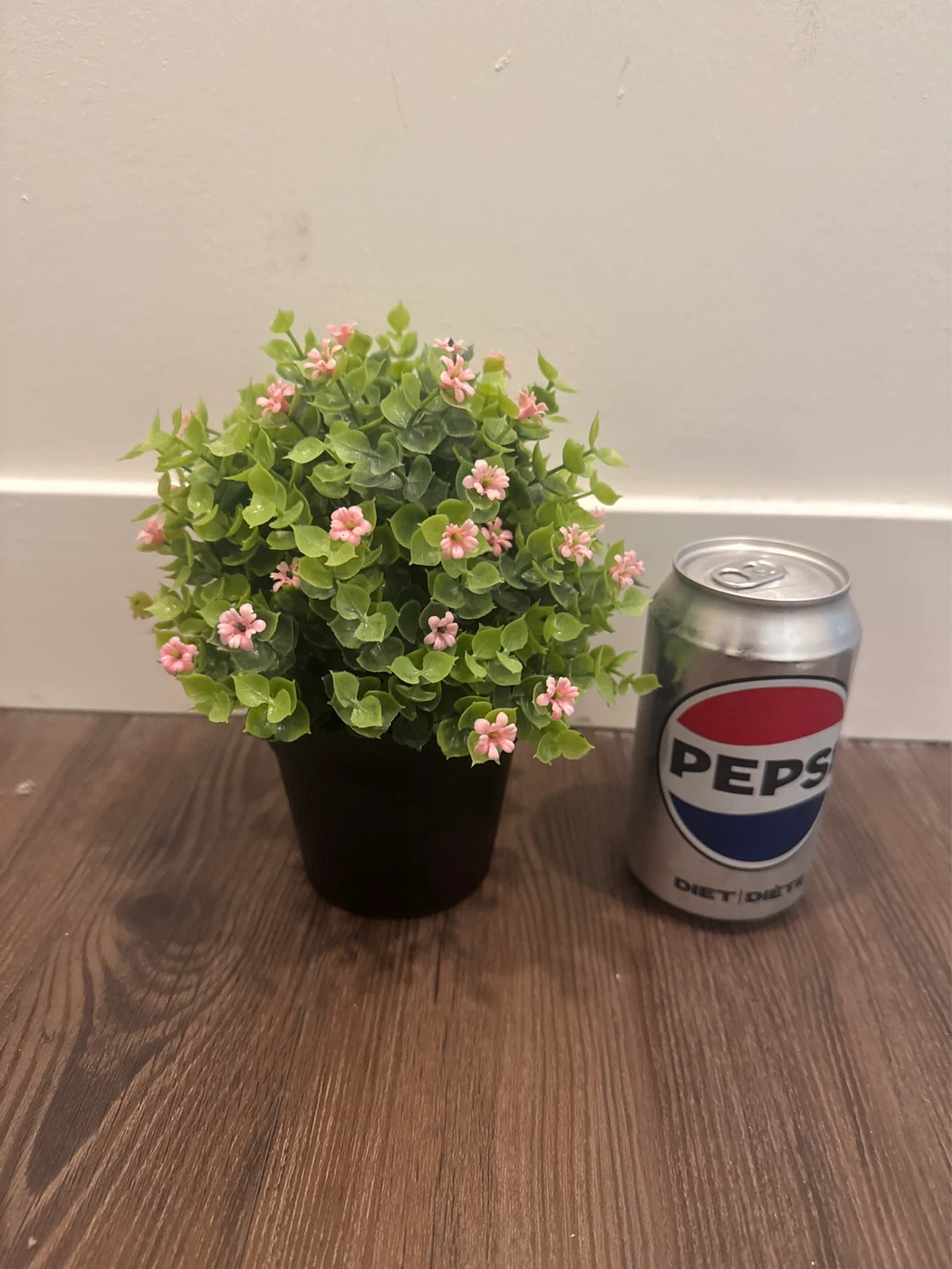 Artificial Potted Plant with Pink Flowers