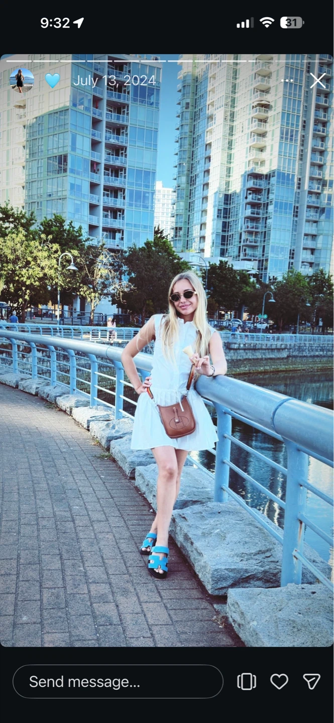 White Sleeveless Button-Up Shirt Dress - photo 2
