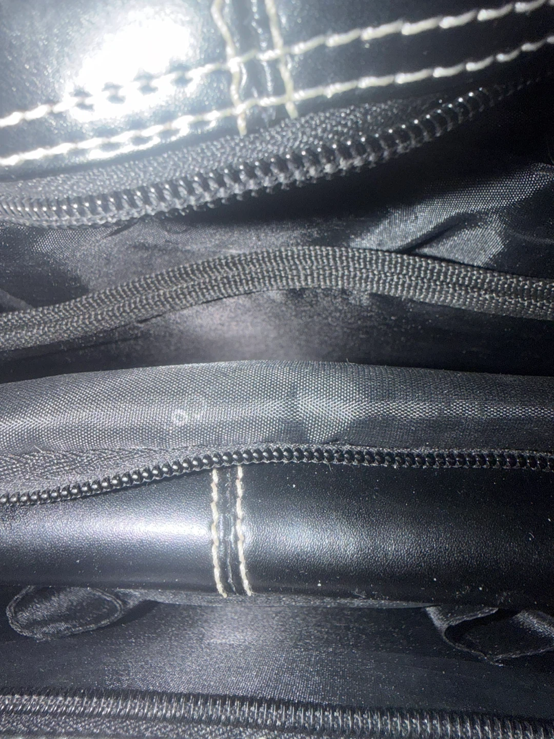 Franklin Covey Black Genuine Leather Laptop Bag - photo 3