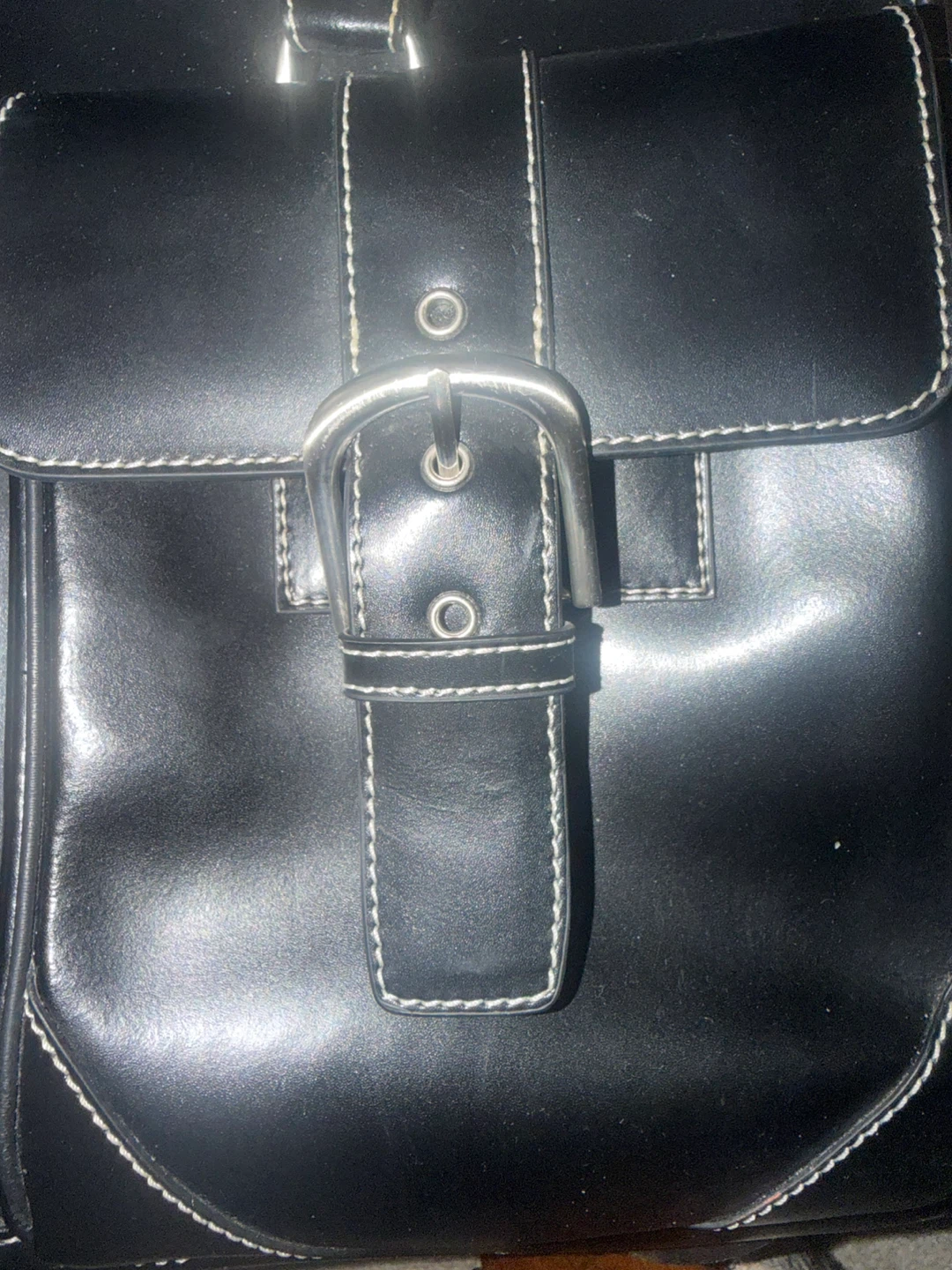 Franklin Covey Black Genuine Leather Laptop Bag - photo 2