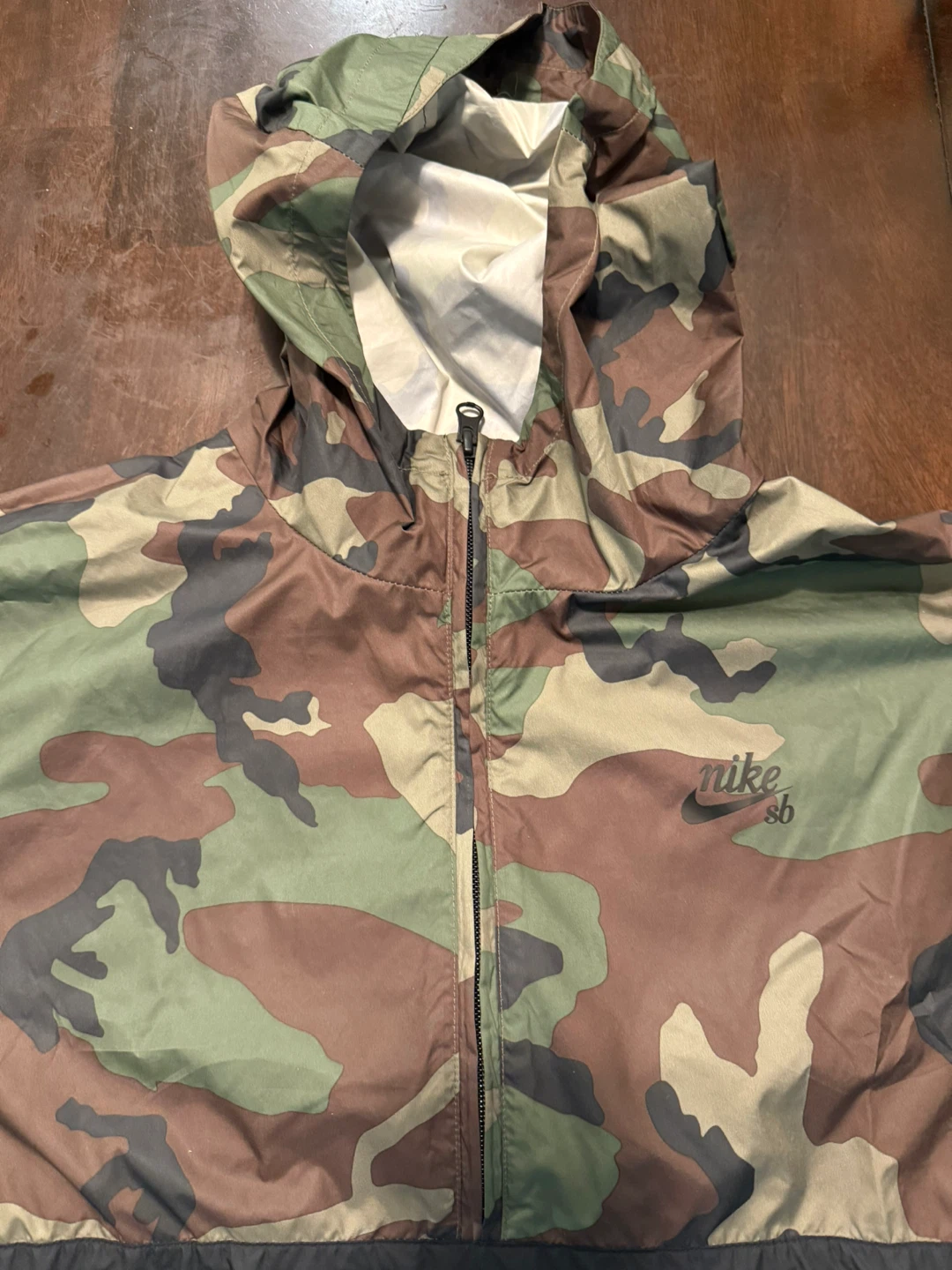 Nike SB Camo Hooded Windbreaker Jacket - photo 2