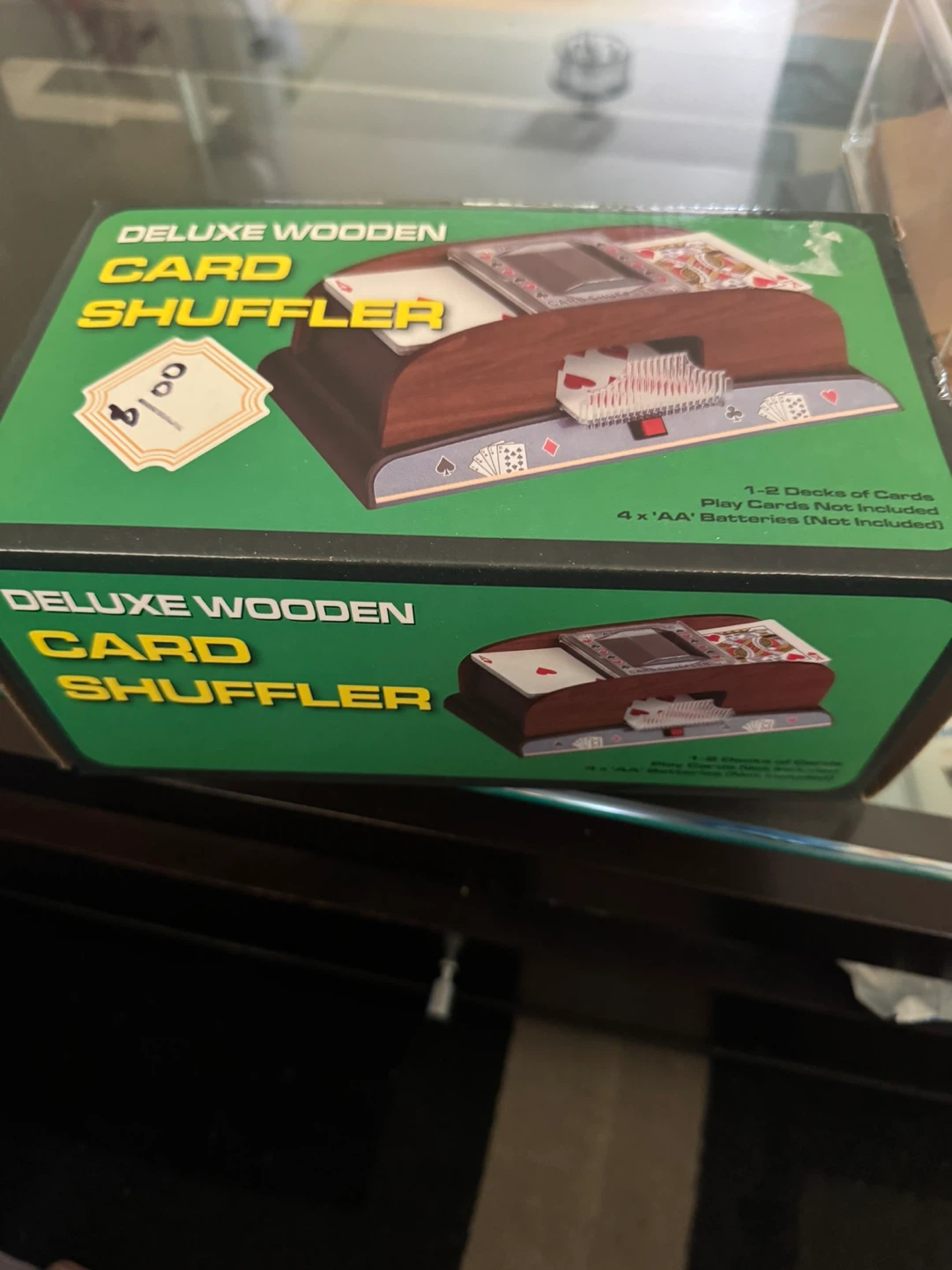 Deluxe Wooden Automatic Card Shuffler - photo 2