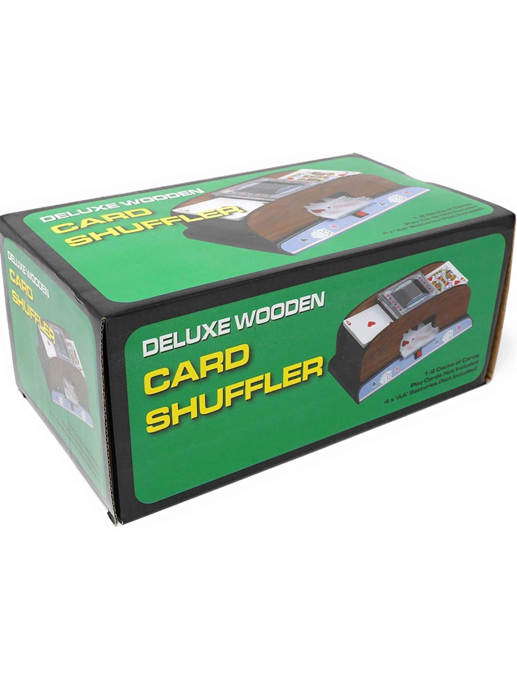 Deluxe Wooden Automatic Card Shuffler