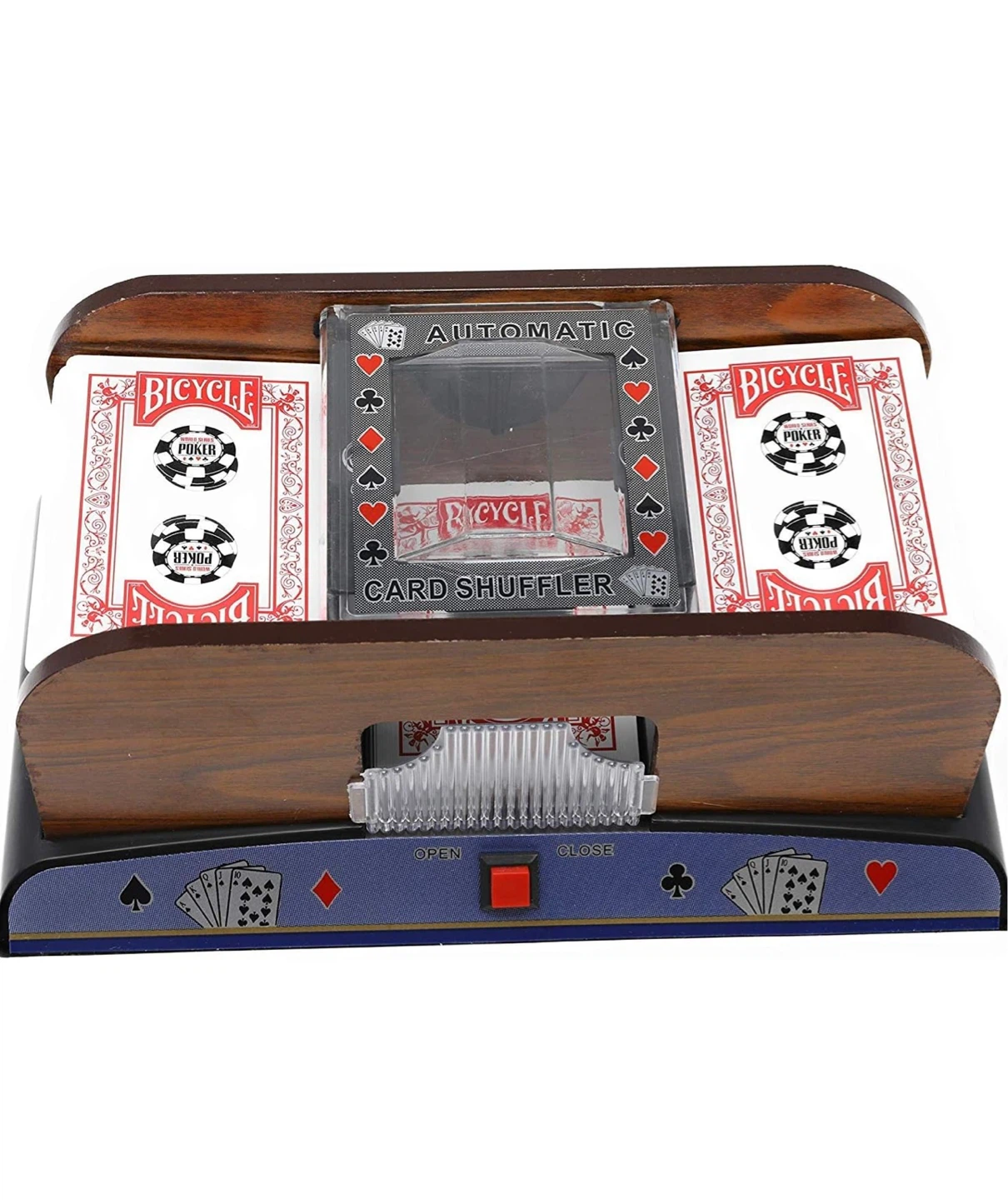 Deluxe Wooden Automatic Card Shuffler - photo 3