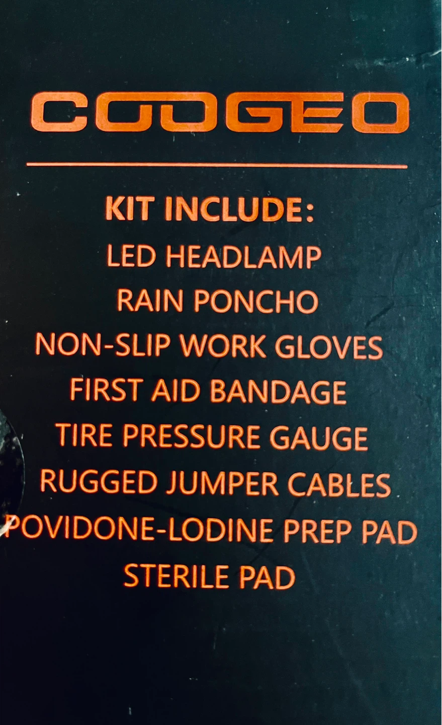 🚗COUGEO 9-in-1 Auto Roadside Emergency Kit🚗 - photo 4