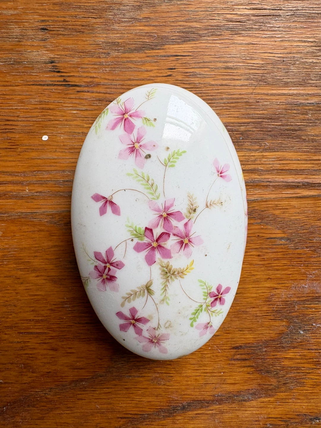 Vintage Floral Trinket Dish