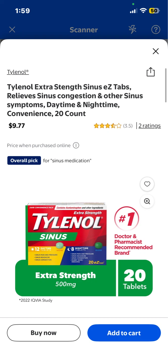 Brand New Tylenol Sinus Lot - photo 4