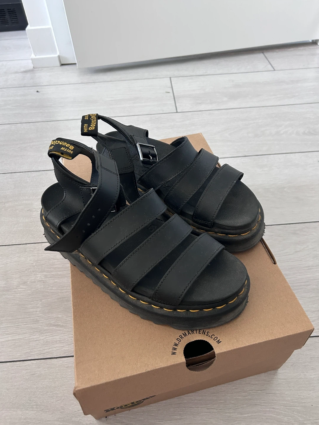 Dr. Martens Blaire Sandals Black