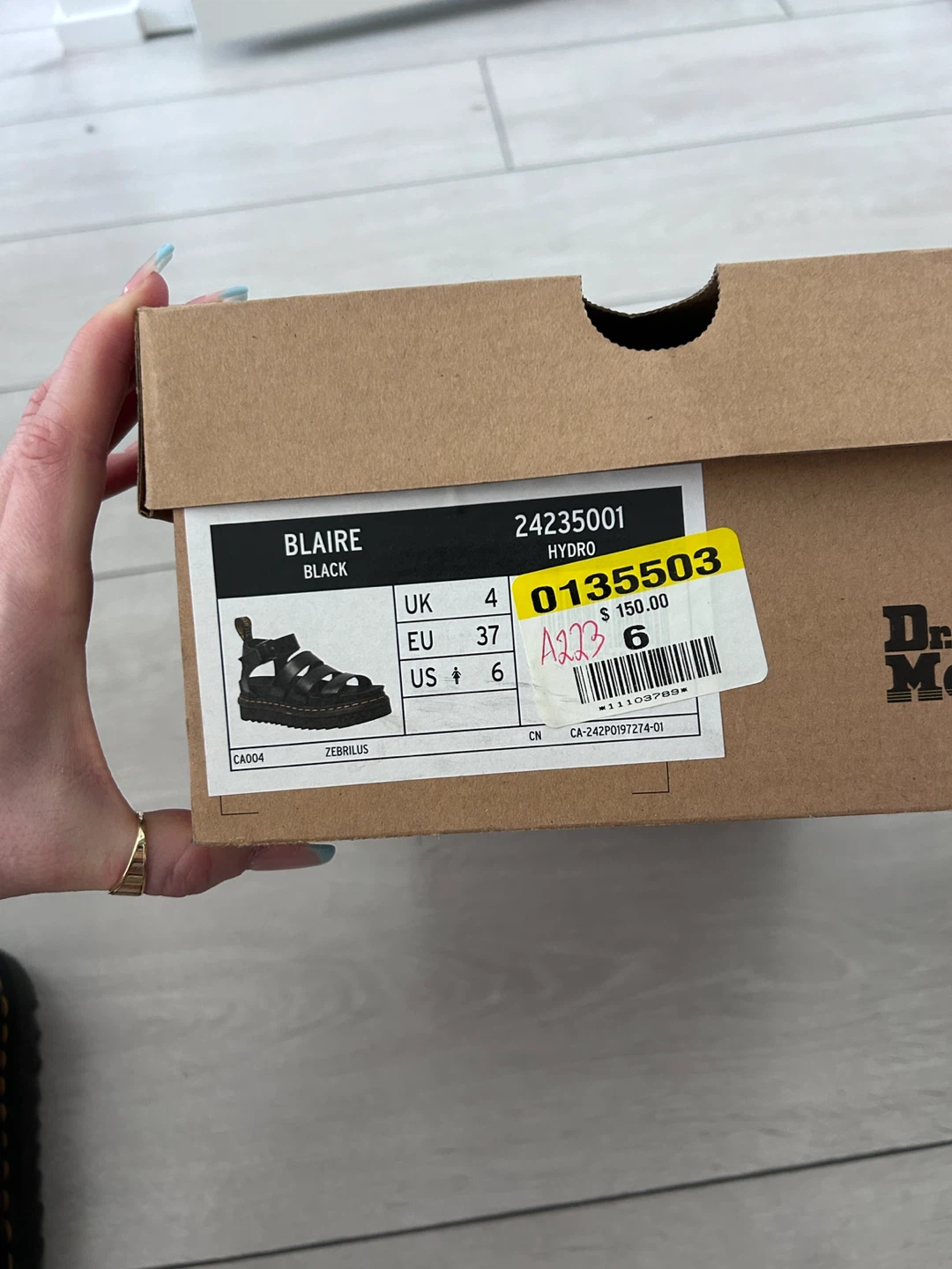 Dr. Martens Blaire Sandals Black - photo 4
