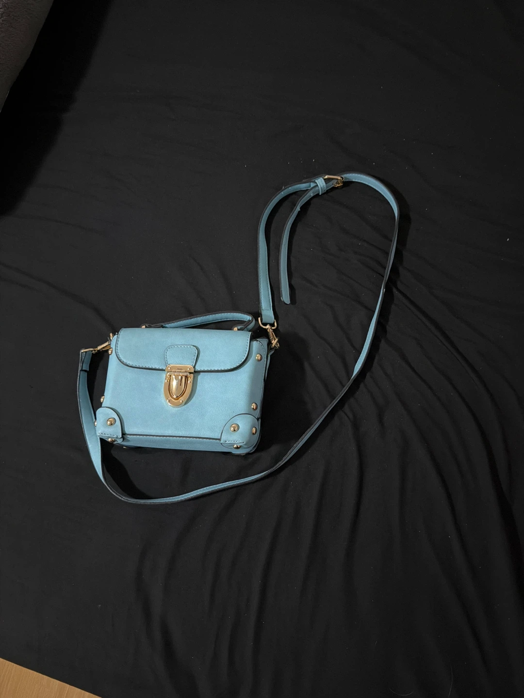 Light Blue Crossbody Handbag
