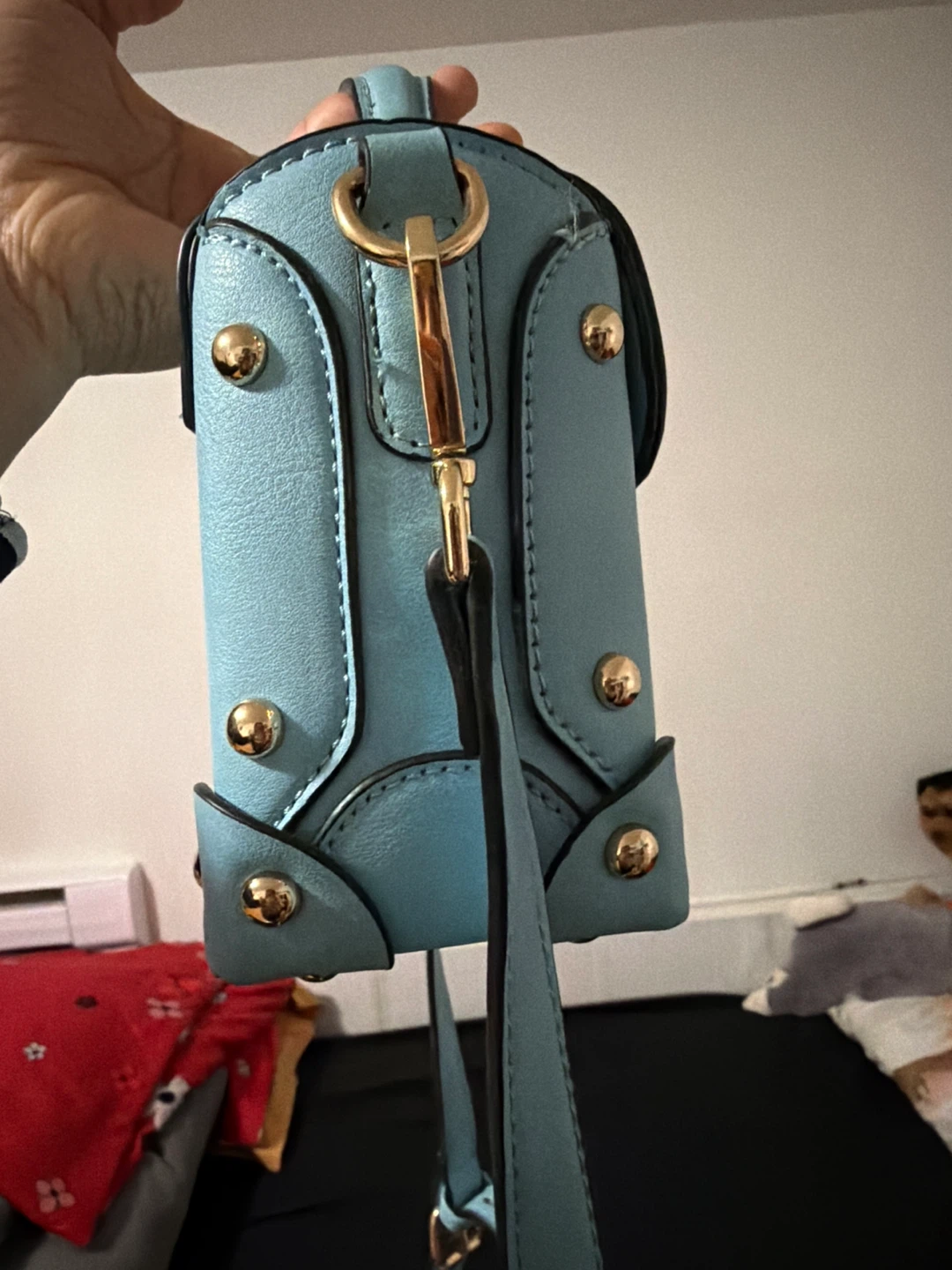 Light Blue Crossbody Handbag - photo 5