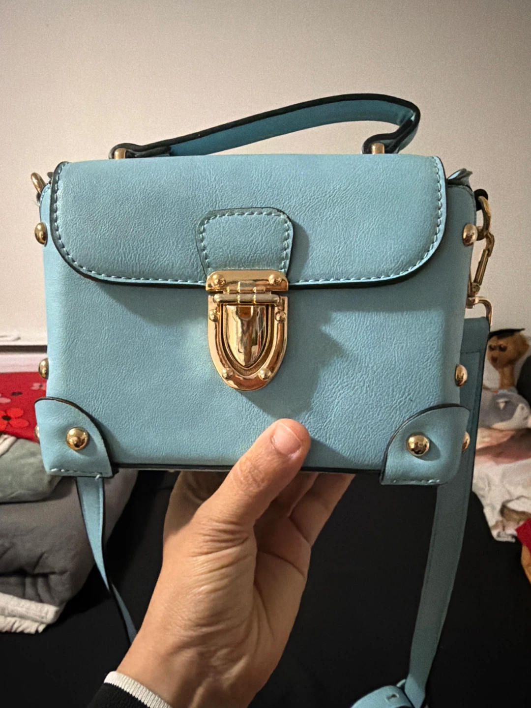 Light Blue Crossbody Handbag - photo 2