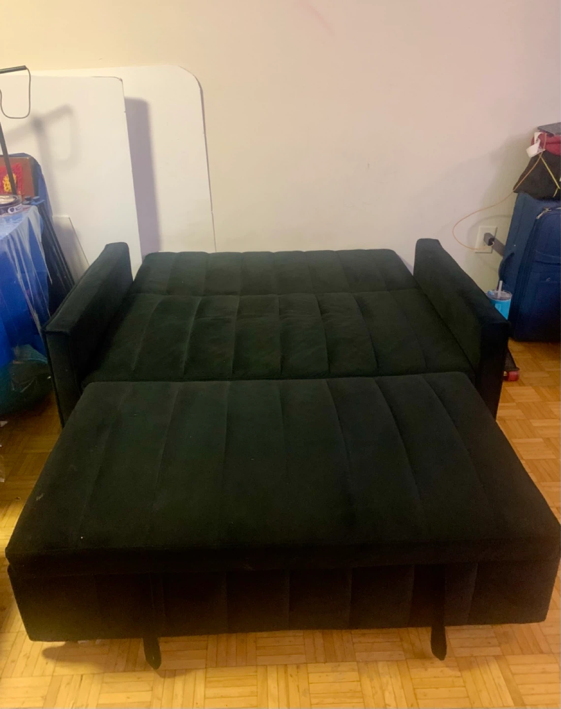 Black Futon Sofa Bed - photo 3