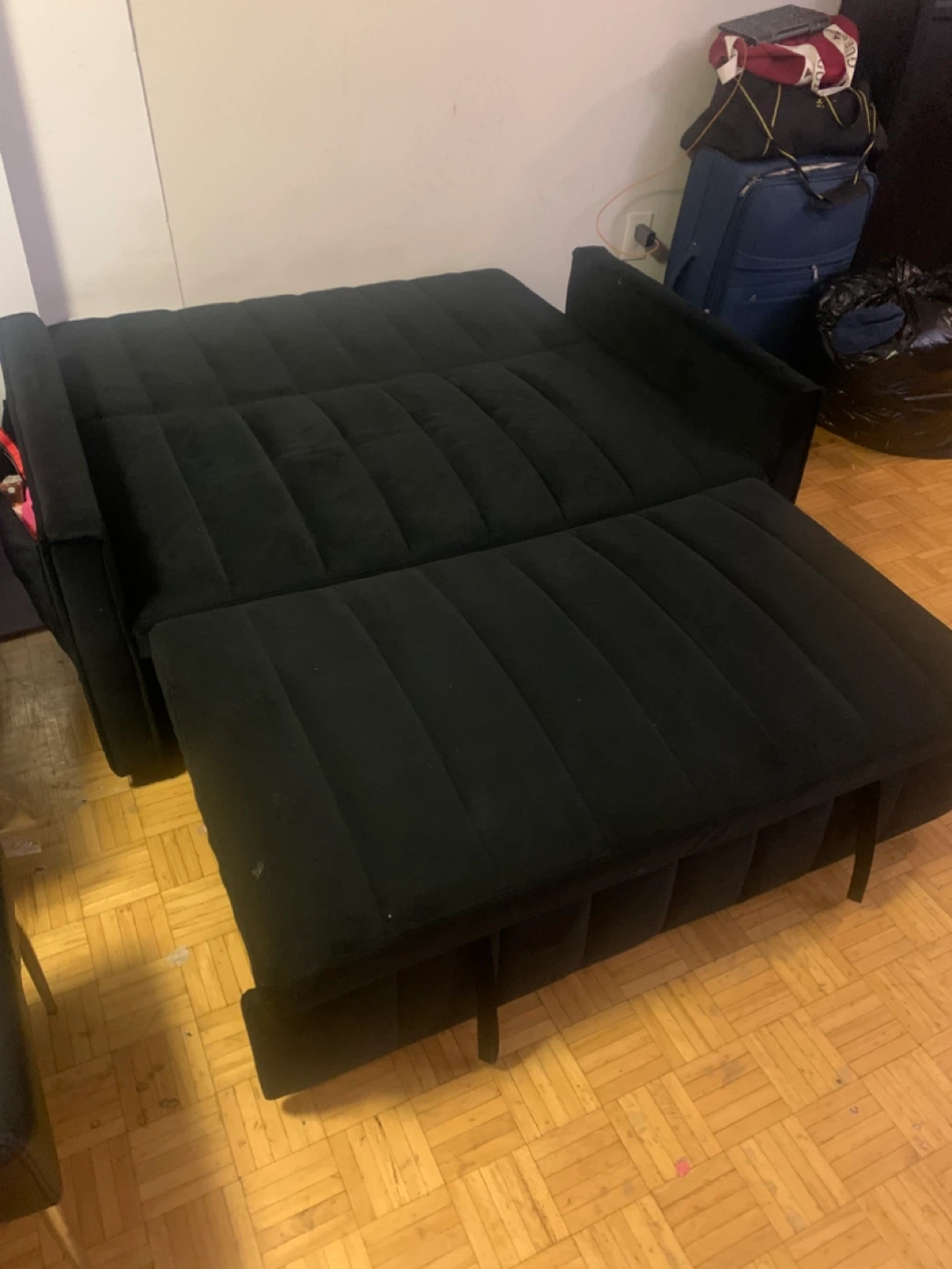 Black Futon Sofa Bed - photo 2